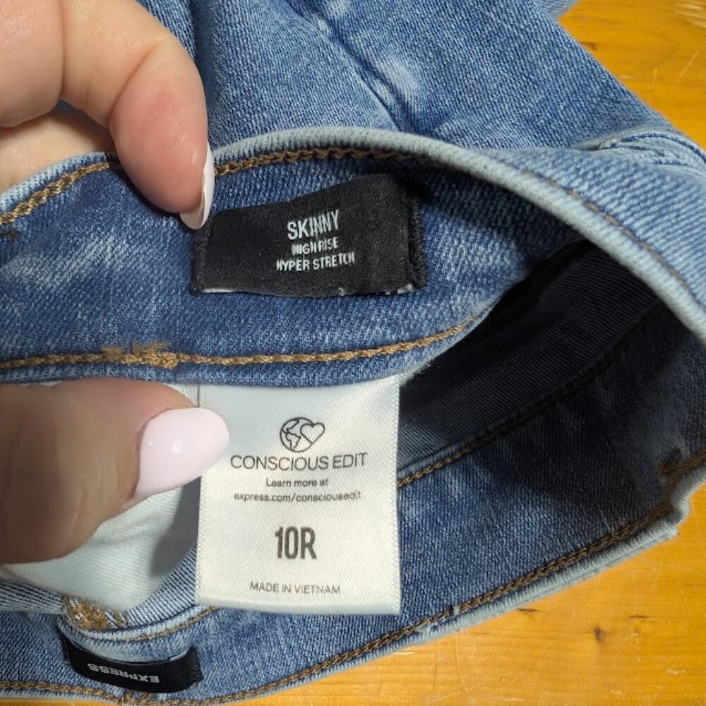 Express High Rise Jeans - Picture 3 of 4